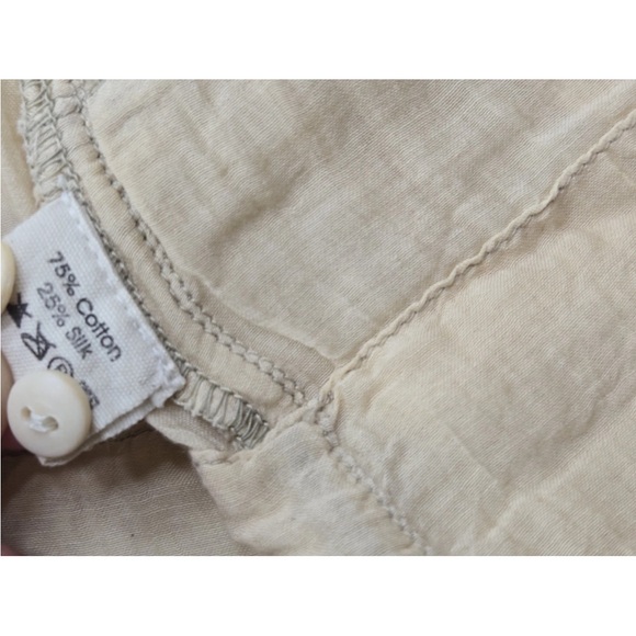 Magnolia Pearl Tunic Dress Cotton Silk Ruffled Lagenlook One Size Rare Collector - Picture 6 of 11